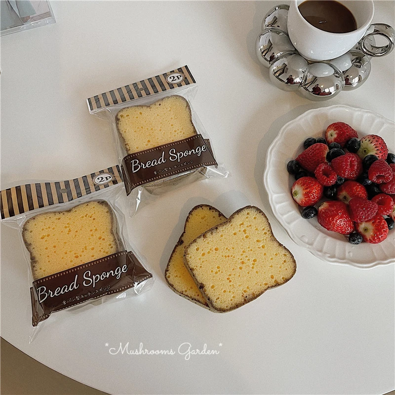 *Mushrooms Garden*Japanese kawaii toast bread shape dishwashing sponge wipe super cute dishwashing brush a bag of 2 pieces
*Mushrooms Garden*Japanese kawaii toast bread shape dishwashing sponge wipe super cute dishwashing brush a bag of 2 pieces