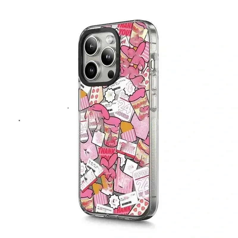 MagSafe Transparent Border New Rabbit Pattern iPhone 11 12 13 14 15 Pro Max Protective Case with MagSafe
MagSafe Transparent Border New Rabbit Pattern iPhone 11 12 13 14 15 Pro Max Protective Case with MagSafe