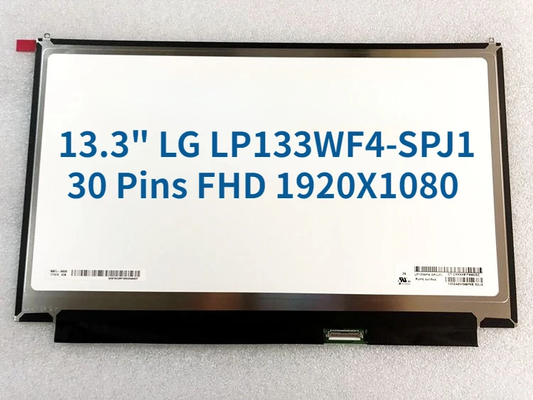 13.3" Laptop Matrix for LG LP133WF4-SPJ1 LP133WF4 (SP)(J1) 30 Pins IPS LCD Screen FHD 1920X1080 Panel Replacement LP133WF4 SPJ1
13.3" Laptop Matrix for LG LP133WF4-SPJ1 LP133WF4 (SP)(J1) 30 Pins IPS LCD Screen FHD 1920X1080 Panel Replacement LP133WF4 SPJ1