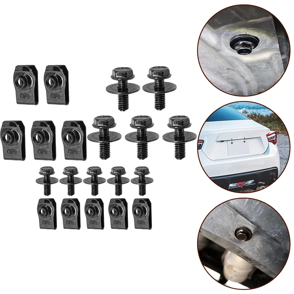 5pcs/10pcs Car Body Bolts And U-nut Clips M6 Screws Auto Fastener & Clip Used On Car Hoods, Fenders, Trim Panel Clips For Toyota
5pcs/10pcs Car Body Bolts And U-nut Clips M6 Screws Auto Fastener & Clip Used On Car Hoods, Fenders, Trim Panel Clips For Toyota