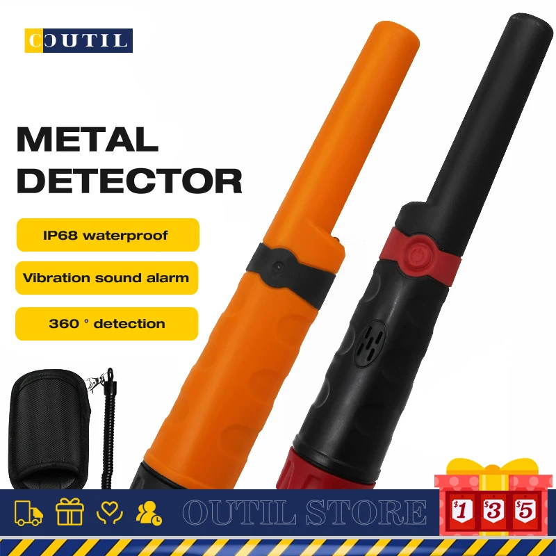 360 Degree IP68 Waterproof Professional Metal Detector Handheld Pinpointer Gold Depth Radar Underground Pointer
360 Degree IP68 Waterproof Professional Metal Detector Handheld Pinpointer Gold Depth Radar Underground Pointer
