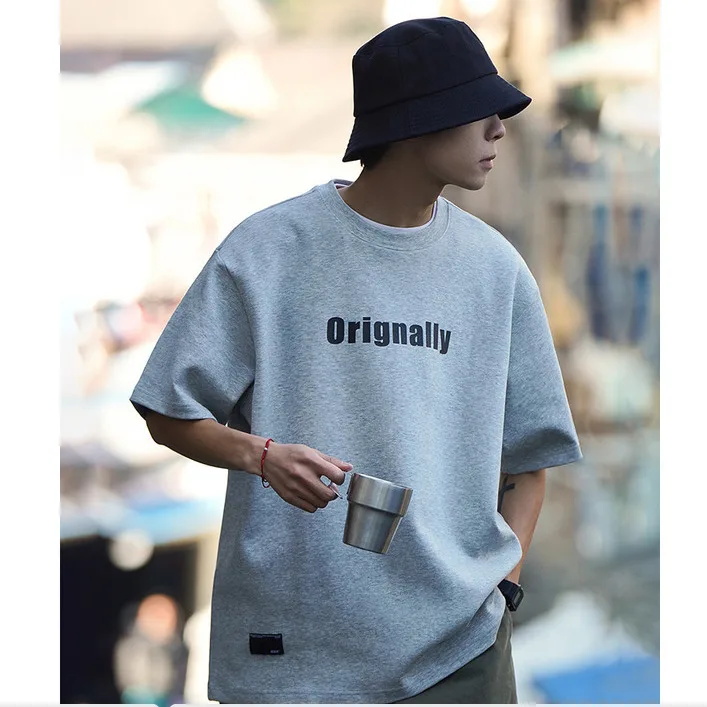 Heavy trendy brand versatile short-sleeved T-shirt for men summer new style boys loose cotton T-shirt round neck printed y2k top
Heavy trendy brand versatile short-sleeved T-shirt for men summer new style boys loose cotton T-shirt round neck printed y2k top
