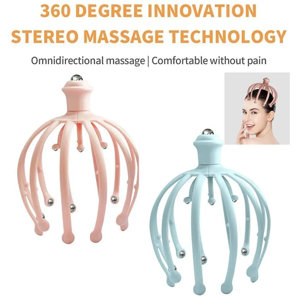Head Massager Scalp Neck Comb Roller 18 Claws Octopus Steel Ball Hand Held Relax Spa Hair Care For Hair Growth Stress Relief
Head Massager Scalp Neck Comb Roller 18 Claws Octopus Steel Ball Hand Held Relax Spa Hair Care For Hair Growth Stress Relief
