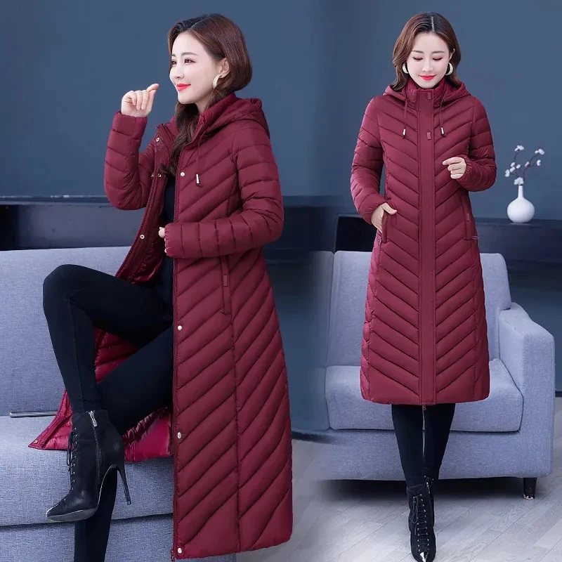 Down Cotton Coat Womens 2022 Autumn Winter New Korean Fashion Slim All-match Padded Jacket Women Large Size Hooded Long Parkas
Down Cotton Coat Womens 2022 Autumn Winter New Korean Fashion Slim All-match Padded Jacket Women Large Size Hooded Long Parkas