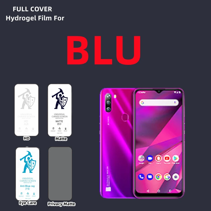 Гидрогелевая пленка для BLU Bold N2 G50 + G90 G91 Pro, защитная матовая пленка для BLU Advance L5 A5L C5L G9 Pro, 2 шт., матовая 
Гидрогелевая пленка для BLU Bold N2 G50 + G90 G91 Pro, защитная матовая пленка для BLU Advance L5 A5L C5L G9 Pro, 2 шт., матовая