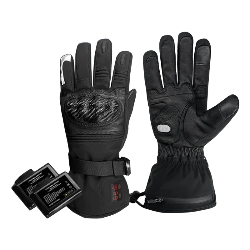 Motorcycle Heated Gloves Waterproof Rechargeable Heating Gloves Winter Touchscreens Warm Gloves for Women and Men R66E
Motorcycle Heated Gloves Waterproof Rechargeable Heating Gloves Winter Touchscreens Warm Gloves for Women and Men R66E