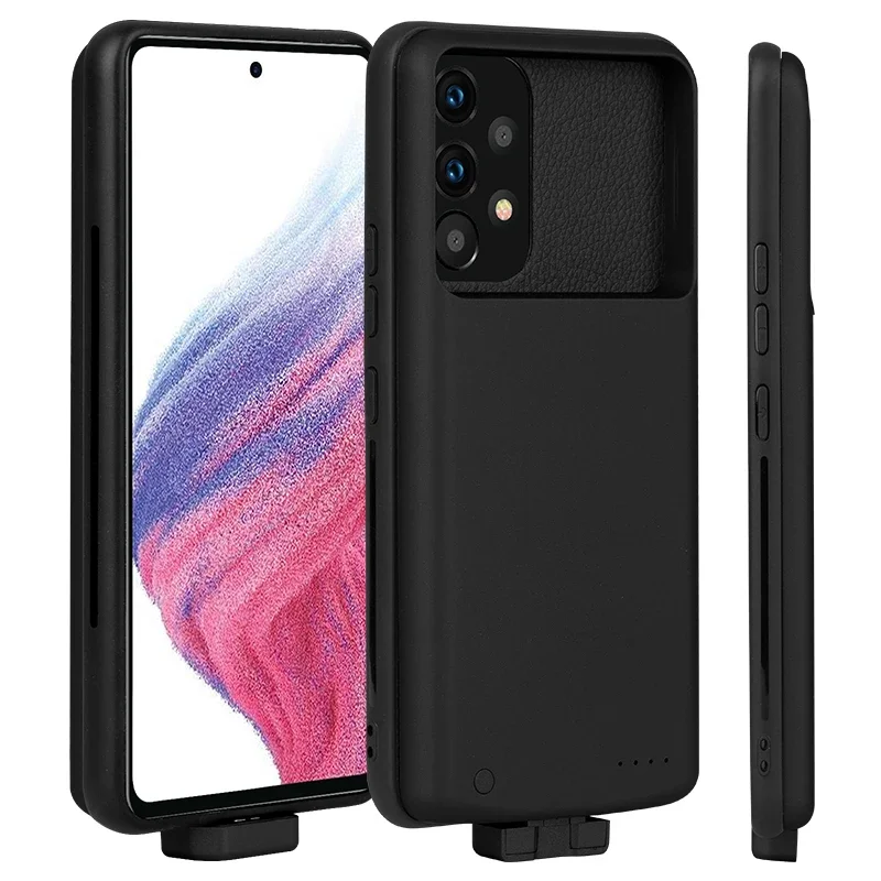 Умные Чехлы для зарядных устройств для Samsung Galaxy A53 A52 A52S 5g, портативный внешний аккумулятор, внешний аккумулятор, зарядный чехол
Умные Чехлы для зарядных устройств для Samsung Galaxy A53 A52 A52S 5g, портативный внешний аккумулятор, внешний аккумулятор, зарядный чехол