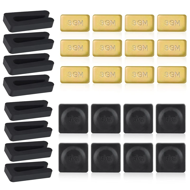 8 Sets Ceiling Fan Blade Balancing Kit Including Metal Self-Adhesive Gold 3G Weight, Metal Self-Adhesive Black 5G Weight
8 Sets Ceiling Fan Blade Balancing Kit Including Metal Self-Adhesive Gold 3G Weight, Metal Self-Adhesive Black 5G Weight