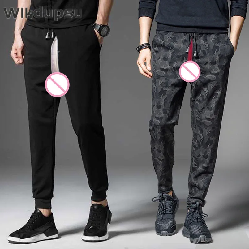 Sexy Invisible Double Zippers Open Crotch Pants Camouflage Joggers Plus Size Streetwear Sportswear Jogging Male Outdoor Clothes
Sexy Invisible Double Zippers Open Crotch Pants Camouflage Joggers Plus Size Streetwear Sportswear Jogging Male Outdoor Clothes