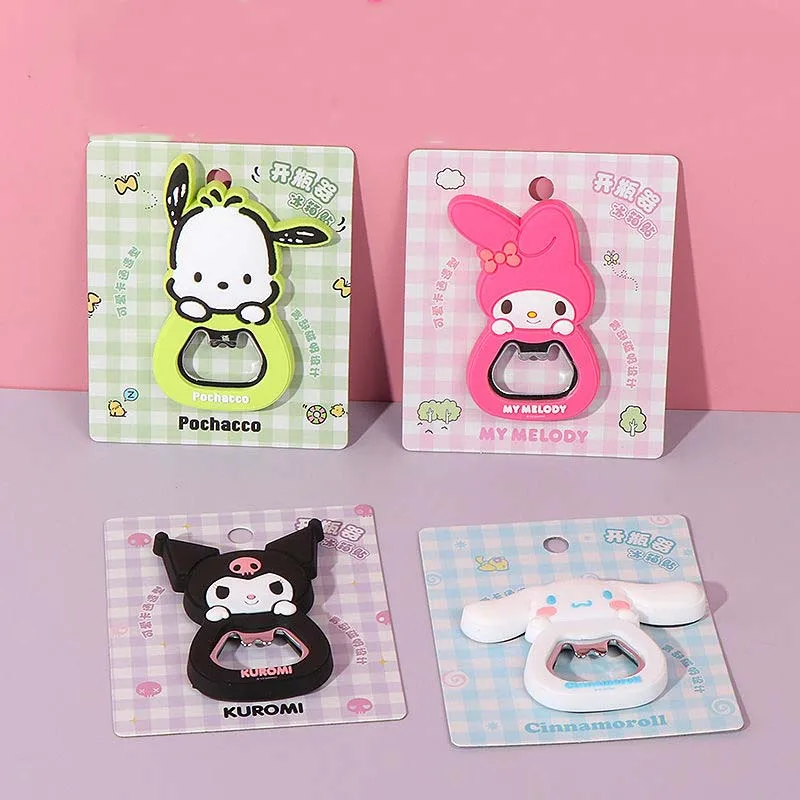 Sanrio Kawaii Kuromi Bottle Opener My Melody with Magnet Pochacco Cute Cartoon Refrigerator Magnet Gift
Sanrio Kawaii Kuromi Bottle Opener My Melody with Magnet Pochacco Cute Cartoon Refrigerator Magnet Gift
