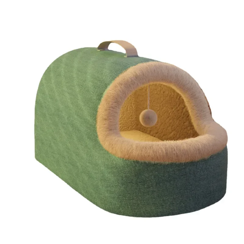Closed Heating Cat's House Comfortable And Warm Beds Cats Plush Material House For Cat Stable Load-bearing Kennel For Cat
Closed Heating Cat's House Comfortable And Warm Beds Cats Plush Material House For Cat Stable Load-bearing Kennel For Cat