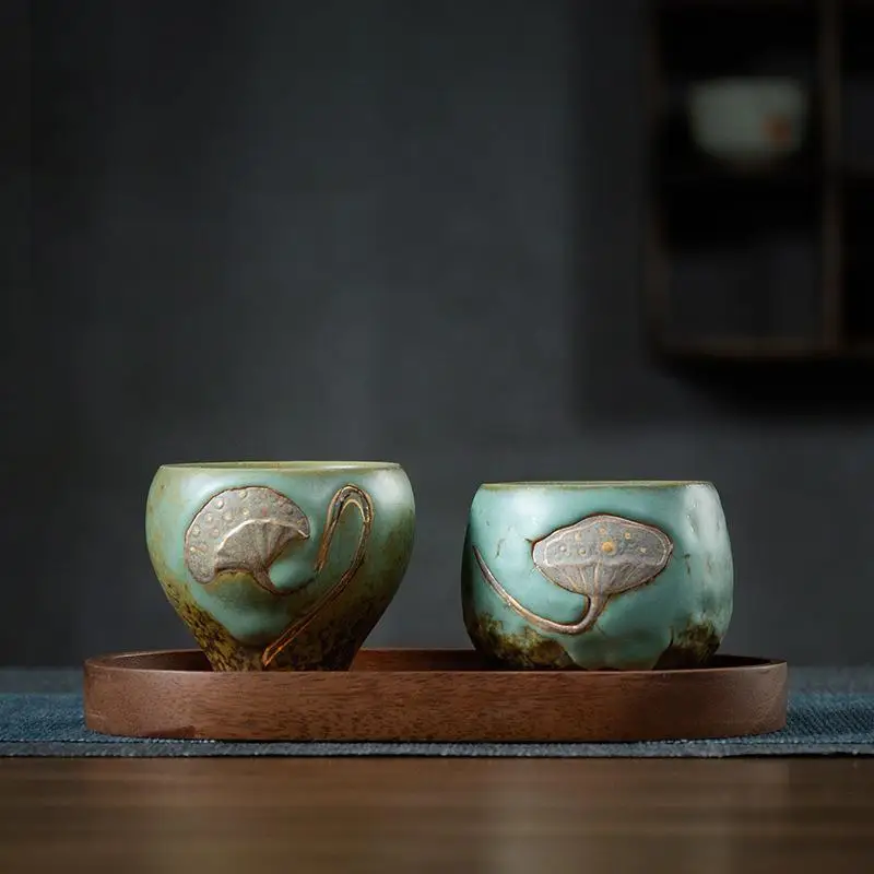 Kiln Change Lotus Seedpod Cup Master Tea Bowl Gift Box Teacup Kung Fu Set Household Ceramic Cups Teaware Kitchen Dining Bar Home
Kiln Change Lotus Seedpod Cup Master Tea Bowl Gift Box Teacup Kung Fu Set Household Ceramic Cups Teaware Kitchen Dining Bar Home