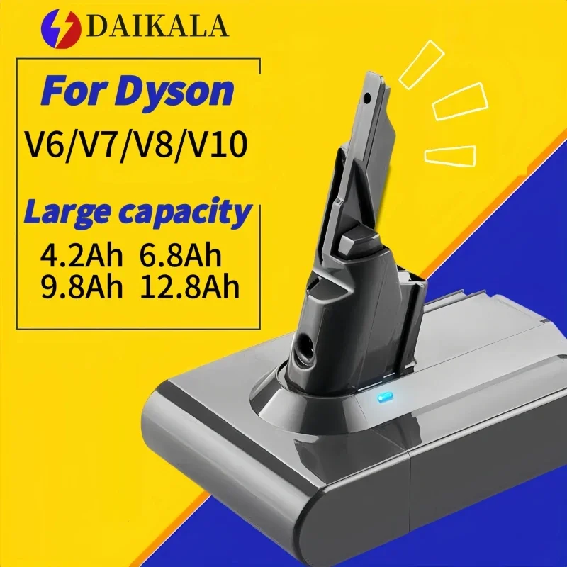 21.6V 12800mAh Li-ion Battery for Dyson V6/V7/V8/V10 DC62 DC74 SV09 SV07 SV03 965874-02 Vacuum Cleaner Battery L30
21.6V 12800mAh Li-ion Battery for Dyson V6/V7/V8/V10 DC62 DC74 SV09 SV07 SV03 965874-02 Vacuum Cleaner Battery L30