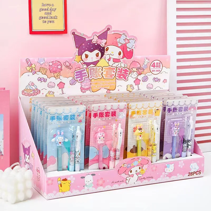 Sanrio Kuromi Pocket Book Set of 4 Press Pen Dispensing Pen Elbow Tweezers Release Shovel Stationery Wholesale Student Gift
Sanrio Kuromi Pocket Book Set of 4 Press Pen Dispensing Pen Elbow Tweezers Release Shovel Stationery Wholesale Student Gift