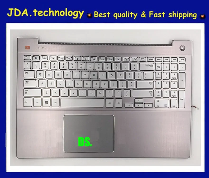 

MEIARROW 95%New/Orig laptop palmrest topcase for Samsung NP780z5E 870Z5E 780Z5E 880Z5E US keyboard upper cover Touchpad