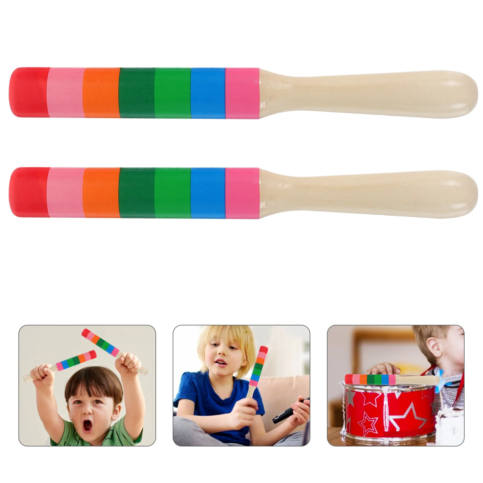 Colorful Sound Stick Musical Rhythm Sticks Wood Percussion Instrument Performance Beat Wooden
Colorful Sound Stick Musical Rhythm Sticks Wood Percussion Instrument Performance Beat Wooden