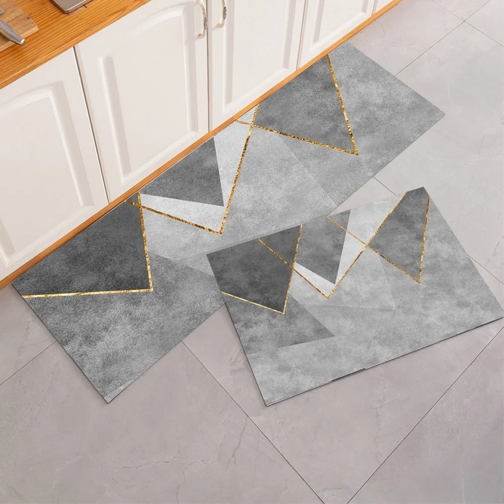Geometry Pattern Kitchen Mat Entrance Door Mat Bathroom Mat for Hallway Carpet Living Room Antifouling Anti-slip Kitchen Rug Set
Geometry Pattern Kitchen Mat Entrance Door Mat Bathroom Mat for Hallway Carpet Living Room Antifouling Anti-slip Kitchen Rug Set