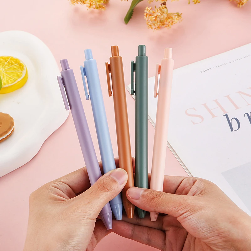 Morandi Macaron Press Gel Pen 0.5mm Refill Smooth Ink Writing Durable Signing Pen Writing Pen Signature Black Ink Office School
Morandi Macaron Press Gel Pen 0.5mm Refill Smooth Ink Writing Durable Signing Pen Writing Pen Signature Black Ink Office School