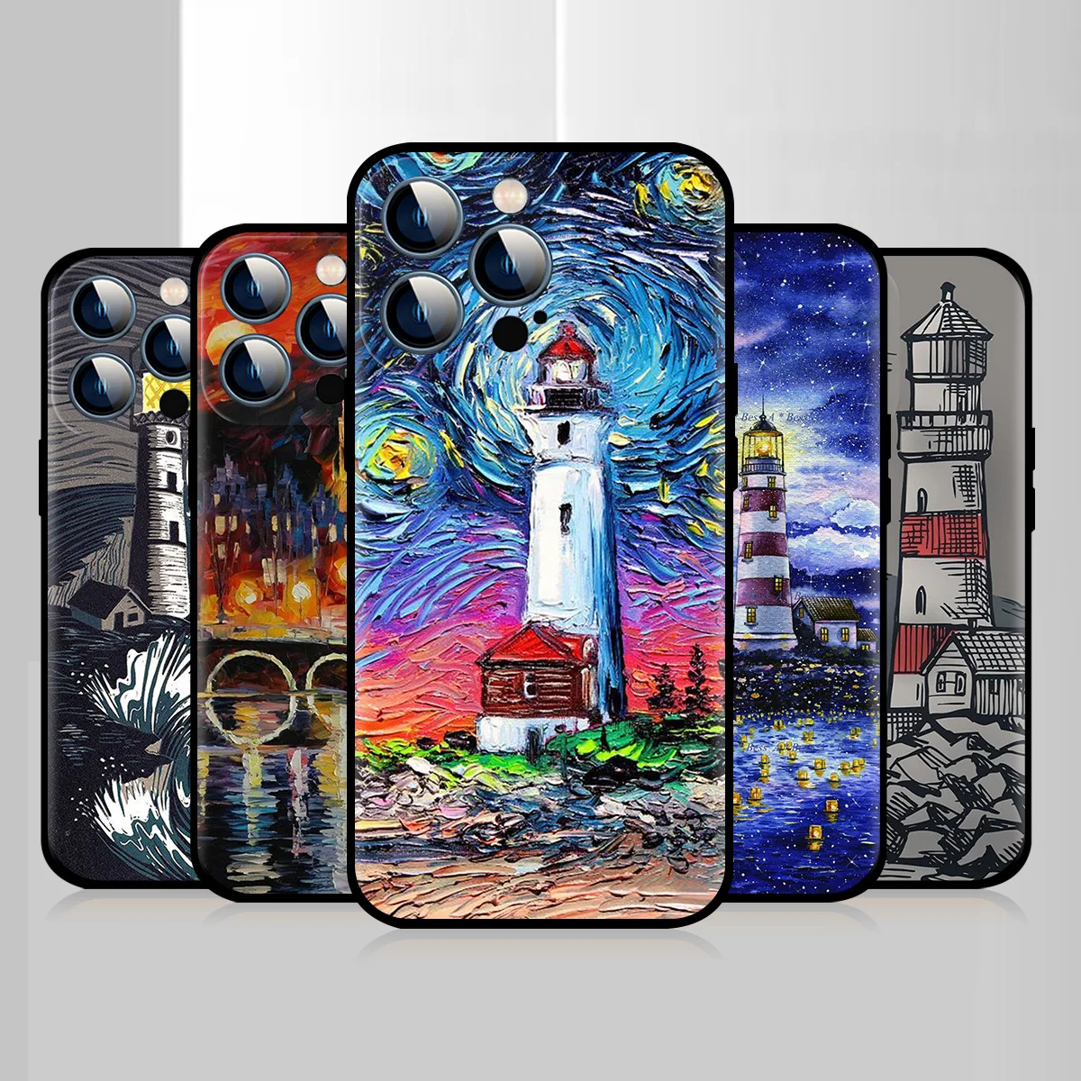 Black Soft Case For Apple iPhone 14 12 13 Mini 11 Pro Max X XS XR 7 8 Plus 6 6S Funda Phone Covers Oil Painting Of Iighthouse
Black Soft Case For Apple iPhone 14 12 13 Mini 11 Pro Max X XS XR 7 8 Plus 6 6S Funda Phone Covers Oil Painting Of Iighthouse