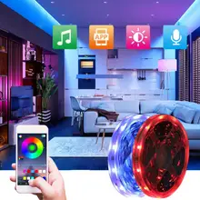 LED Light Strip Bluetooth Controller Flexible RGB 5050 Decoration BackLight Lamp Night Light Luminous String For Bedroom Desk TV
LED Light Strip Bluetooth Controller Flexible RGB 5050 Decoration BackLight Lamp Night Light Luminous String For Bedroom Desk TV