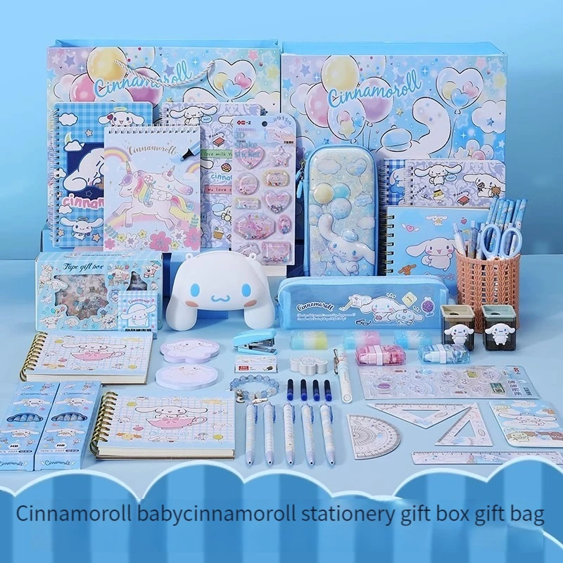 Sanrio Stationary Set Exquisite Gift Cinnamoroll Anime Figure Kawaii Cartoon Gift for Girl Friend Birthday Present High End Gift
Sanrio Stationary Set Exquisite Gift Cinnamoroll Anime Figure Kawaii Cartoon Gift for Girl Friend Birthday Present High End Gift