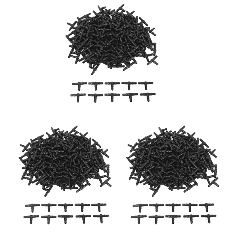 600Pcs 1/4 Inch Universal Barbed Tee Fittings, Drip Irrigation Barbed Connectors For 1/4 Inch Water Hose Connectors
600Pcs 1/4 Inch Universal Barbed Tee Fittings, Drip Irrigation Barbed Connectors For 1/4 Inch Water Hose Connectors