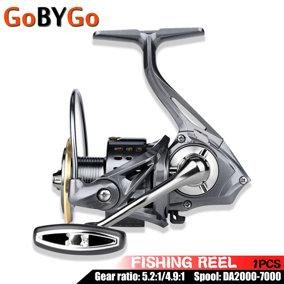 High Speed Fishing Reel 2000-7000 Serise Gear Ratio 5.2:1/4.9:1 Max Drag 15KG Spinning Wheel Spool Metal Fishing Equipment
High Speed Fishing Reel 2000-7000 Serise Gear Ratio 5.2:1/4.9:1 Max Drag 15KG Spinning Wheel Spool Metal Fishing Equipment