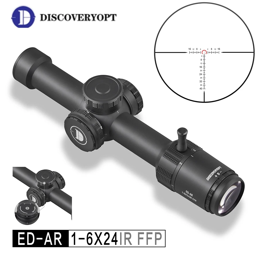 Discoveryopt ED-AR 1-6 Riflescope First Focal Plane AK 47 AR 15 Imported High Definition Glass
Discoveryopt ED-AR 1-6 Riflescope First Focal Plane AK 47 AR 15 Imported High Definition Glass