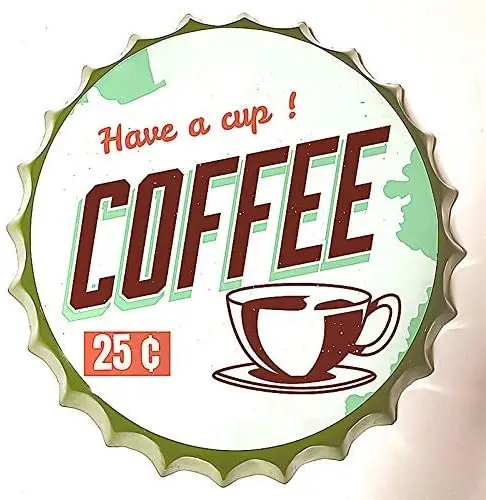 Modern Vintage Metal Tin Signs Bottle Cap Have A Cup Coffee ! Wall Plaque Poster Cafe Bar Pub Beer Club Wall Home
Modern Vintage Metal Tin Signs Bottle Cap Have A Cup Coffee ! Wall Plaque Poster Cafe Bar Pub Beer Club Wall Home