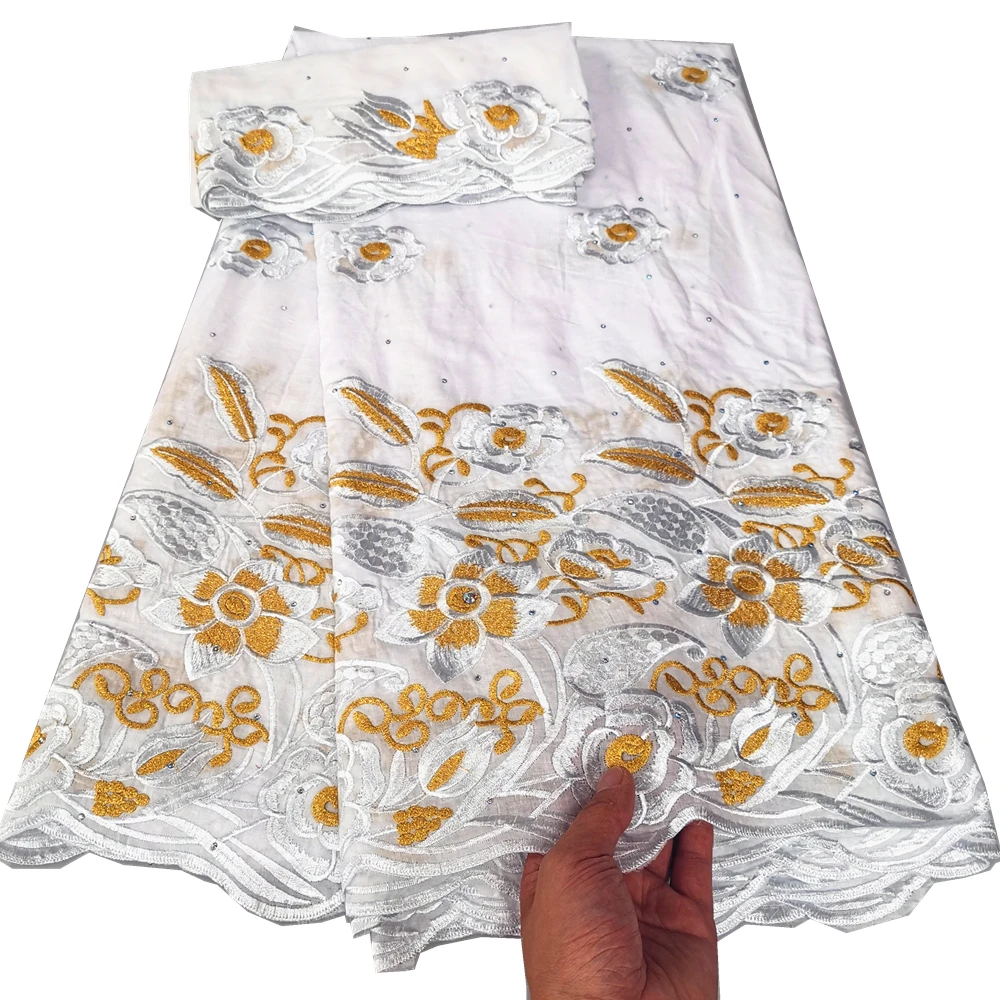 New Arrival African Cotton Lace Fabric 5 +2 Yards/Lot Swiss Voile Lace With Scarf For Wedding Bridal Dress
New Arrival African Cotton Lace Fabric 5 +2 Yards/Lot Swiss Voile Lace With Scarf For Wedding Bridal Dress