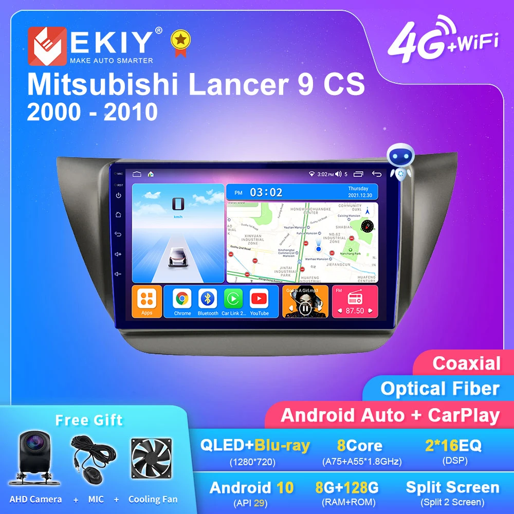 EKIY T7 DSP Android 10 Car Radio For Mitsubishi Lancer 9 CS 2000 - 2010 GPS Navigation Stereo No 2din Multimedia Video Player
EKIY T7 DSP Android 10 Car Radio For Mitsubishi Lancer 9 CS 2000 - 2010 GPS Navigation Stereo No 2din Multimedia Video Player
