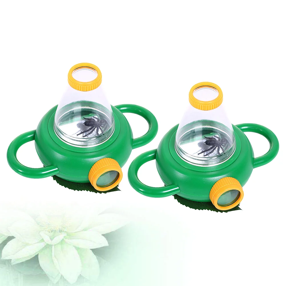2 Pcs Magnifier Child Outdoor Toys Microscope for Kids Exploration Insect Viewer 
2 Pcs Magnifier Child Outdoor Toys Microscope for Kids Exploration Insect Viewer