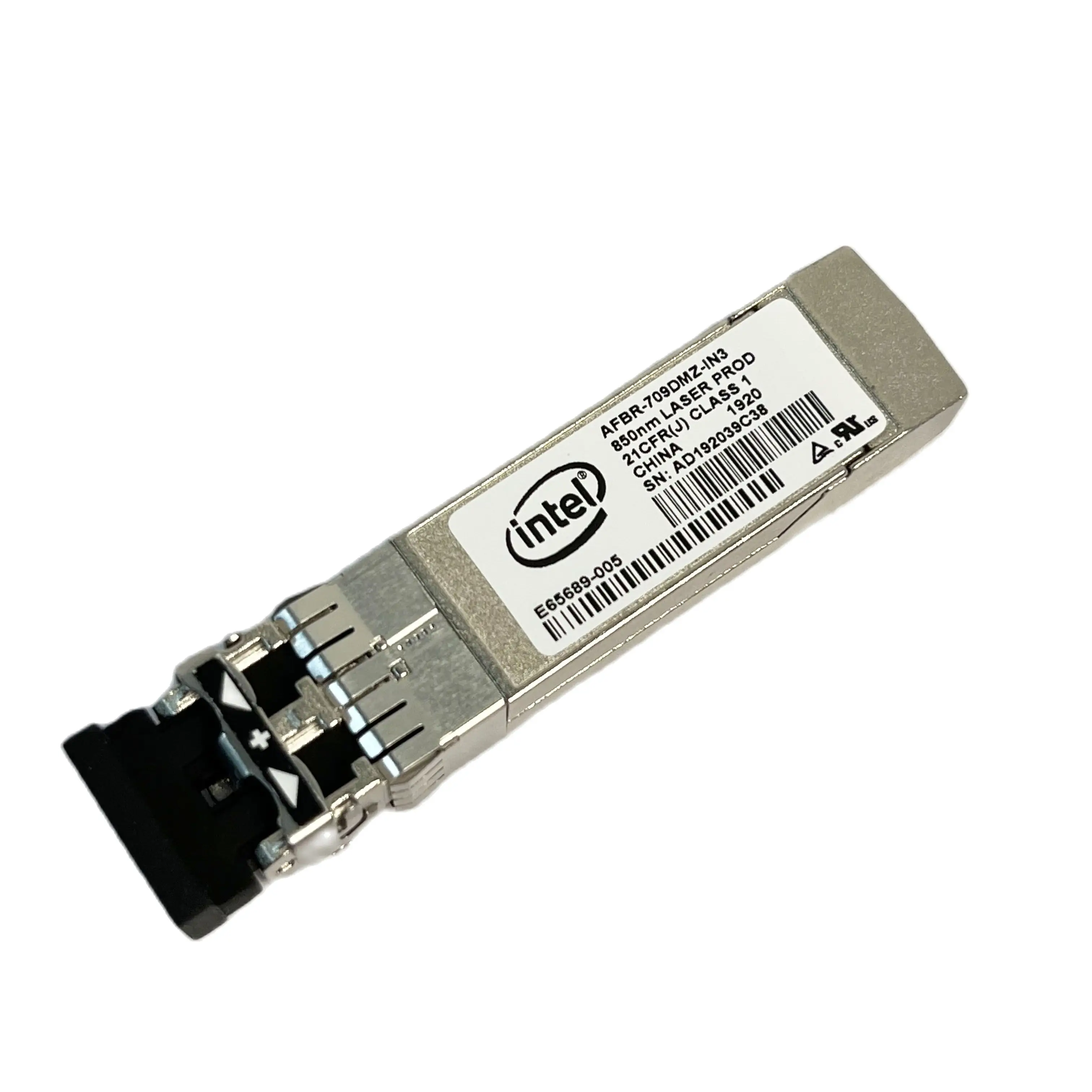 Intel AFBR 709DMZ-IN3 SFP-10G-SR 10GBASE-SR Module Transceiver 850nm E65689-005 Optical Transceiver Module
Intel AFBR 709DMZ-IN3 SFP-10G-SR 10GBASE-SR Module Transceiver 850nm E65689-005 Optical Transceiver Module