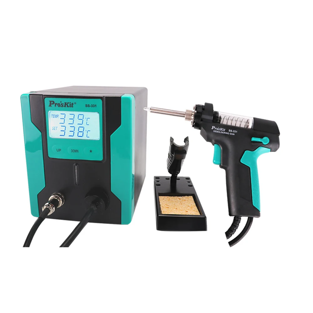 Solder sation Pro's kit SS331 Electric automatic soldering iron tin remover strong tin gun disassembly soldering tin gun SS331
Solder sation Pro's kit SS331 Electric automatic soldering iron tin remover strong tin gun disassembly soldering tin gun SS331