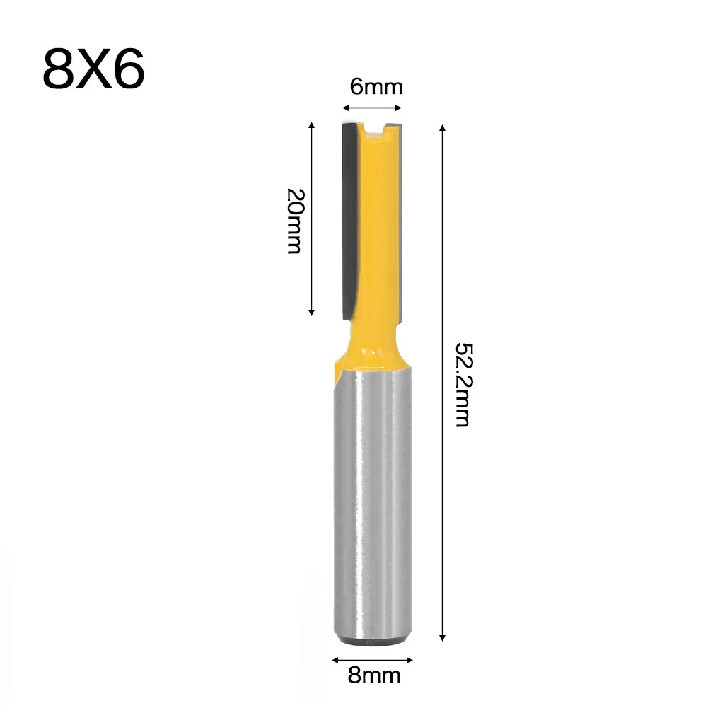 Straight Router Bit Clean Woodwork Tool 6/10/12/16mm Carbide Cleaning Bit Milling Cutter Wood Universal Durable
Straight Router Bit Clean Woodwork Tool 6/10/12/16mm Carbide Cleaning Bit Milling Cutter Wood Universal Durable