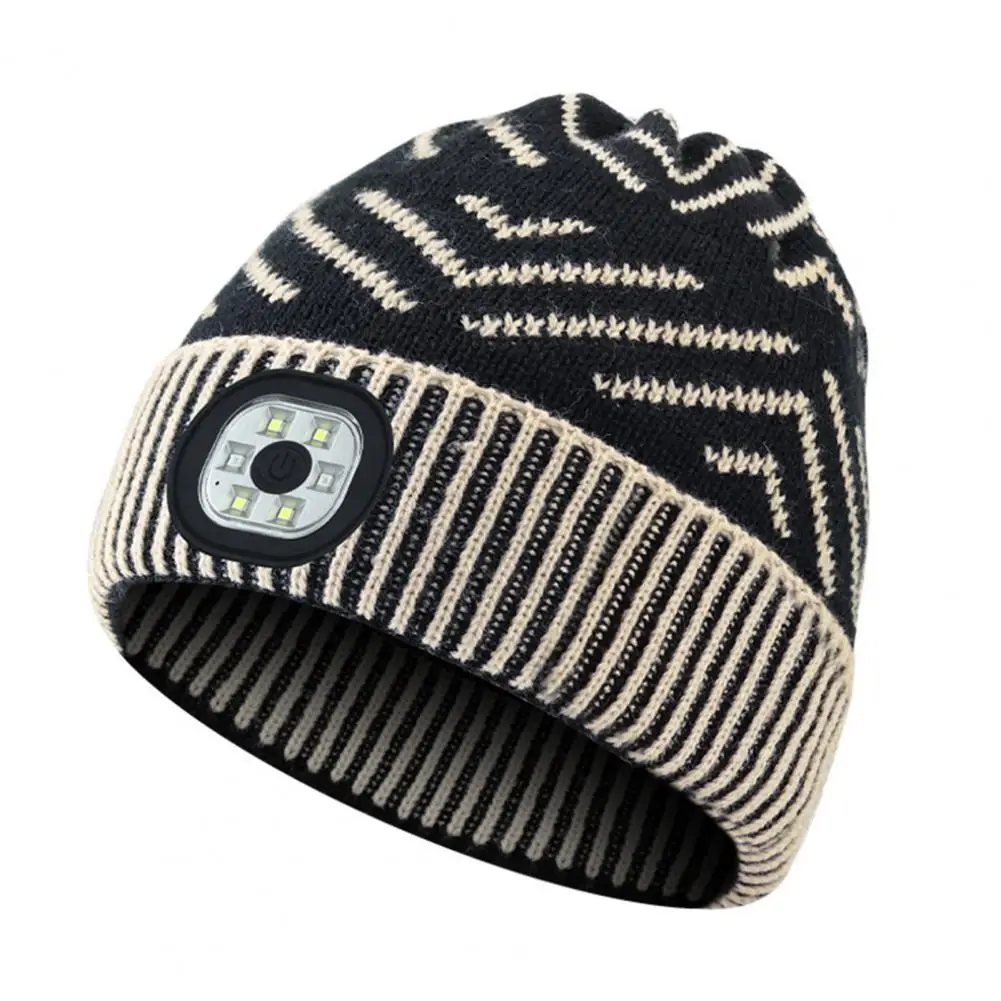 Led Beanie Led Light Knitting Beanie Hat for Night Running Outdoor Activities Unisex Striped Print Solid Color Options for Men
Led Beanie Led Light Knitting Beanie Hat for Night Running Outdoor Activities Unisex Striped Print Solid Color Options for Men
