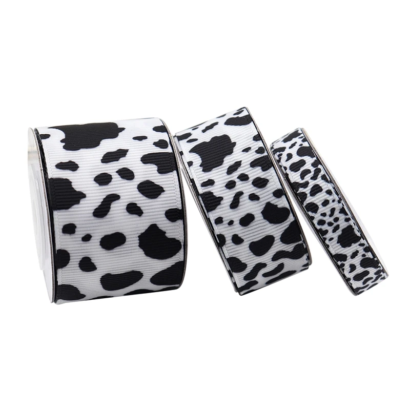 3Pcs White Black Cow Print Wired Edge Ribbon Craft Ribbons Gift Wrapping Ribbon Animal Print Ribbon For DIY Crafts Party
3Pcs White Black Cow Print Wired Edge Ribbon Craft Ribbons Gift Wrapping Ribbon Animal Print Ribbon For DIY Crafts Party