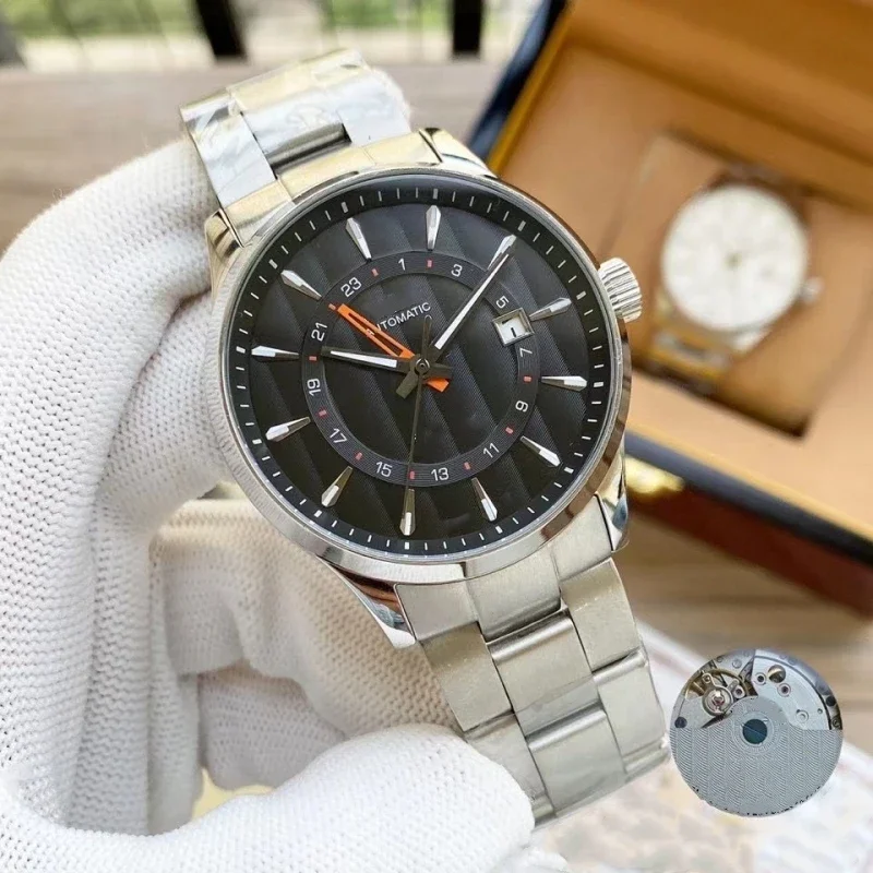 2023 Men's Luxury 43mm Automatic Machine Multi-color Dial 904L Stainless Steel Belt Brand Watch
2023 Men's Luxury 43mm Automatic Machine Multi-color Dial 904L Stainless Steel Belt Brand Watch