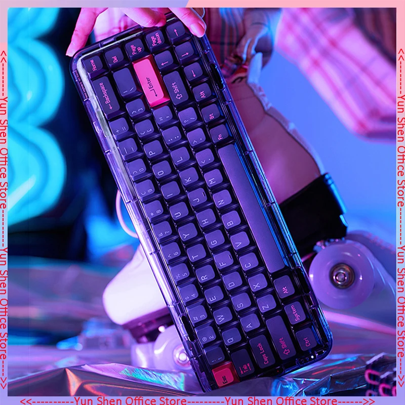 Новая Механическая клавиатура Melgeek Mojo68 с горячей заменой, трехрежимная Rgb клавиатура с подсветкой для ПК, геймерская клавиатура с прозрачной прокладкой, беспроводная клавиатура
Новая Механическая клавиатура Melgeek Mojo68 с горячей заменой, трехрежимная Rgb клавиатура с подсветкой для ПК, геймерская клавиатура с прозрачной прокладкой, беспроводная клавиатура