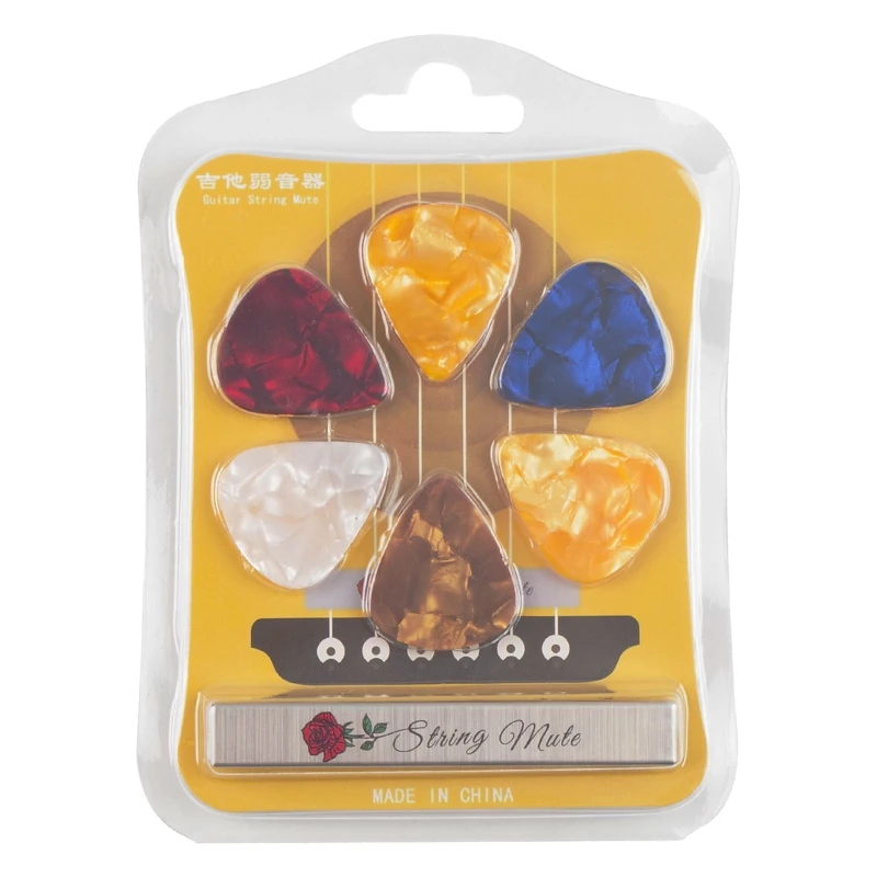 String Dampener Muter Adjustable Guitar Muter with Picks Guitar Fretboard Silence Pad Instrument Accessories Durable N58B
String Dampener Muter Adjustable Guitar Muter with Picks Guitar Fretboard Silence Pad Instrument Accessories Durable N58B