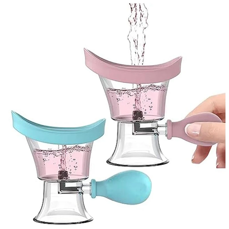 2Piece Eye Wash Cup, Eye Wash Cleaner Kit Manual Air Pressure Eye Cleaning Cup Tool Silicone Eye Bath Cup Eye Rinse
2Piece Eye Wash Cup, Eye Wash Cleaner Kit Manual Air Pressure Eye Cleaning Cup Tool Silicone Eye Bath Cup Eye Rinse