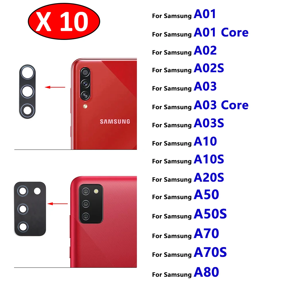 Стеклянный объектив задней камеры для Samsung A01 A03 Core A02 A02S A03S A10 A10S A20 A20S A30 A40 A50 A505F A50S A70 A70S A80, 10 шт.
Стеклянный объектив задней камеры для Samsung A01 A03 Core A02 A02S A03S A10 A10S A20 A20S A30 A40 A50 A505F A50S A70 A70S A80, 10 шт.