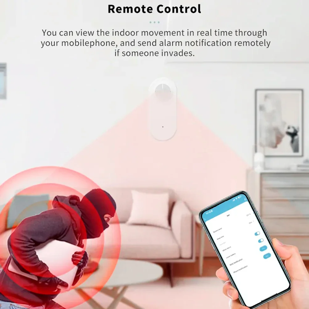 Tuya WiFi Smart PIR Human Body Motion Detection Sensor Security Anti-Theft Alarm Sensor Smart Life Application Control Life
Tuya WiFi Smart PIR Human Body Motion Detection Sensor Security Anti-Theft Alarm Sensor Smart Life Application Control Life