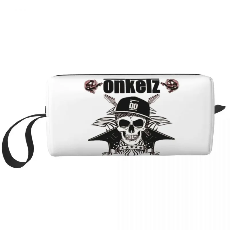 Bohse Onkelz Skull Makeup Bags German Rock Music Large Capacity Cosmetic Bag Trend Travel Pouch for Purse Storage
Bohse Onkelz Skull Makeup Bags German Rock Music Large Capacity Cosmetic Bag Trend Travel Pouch for Purse Storage