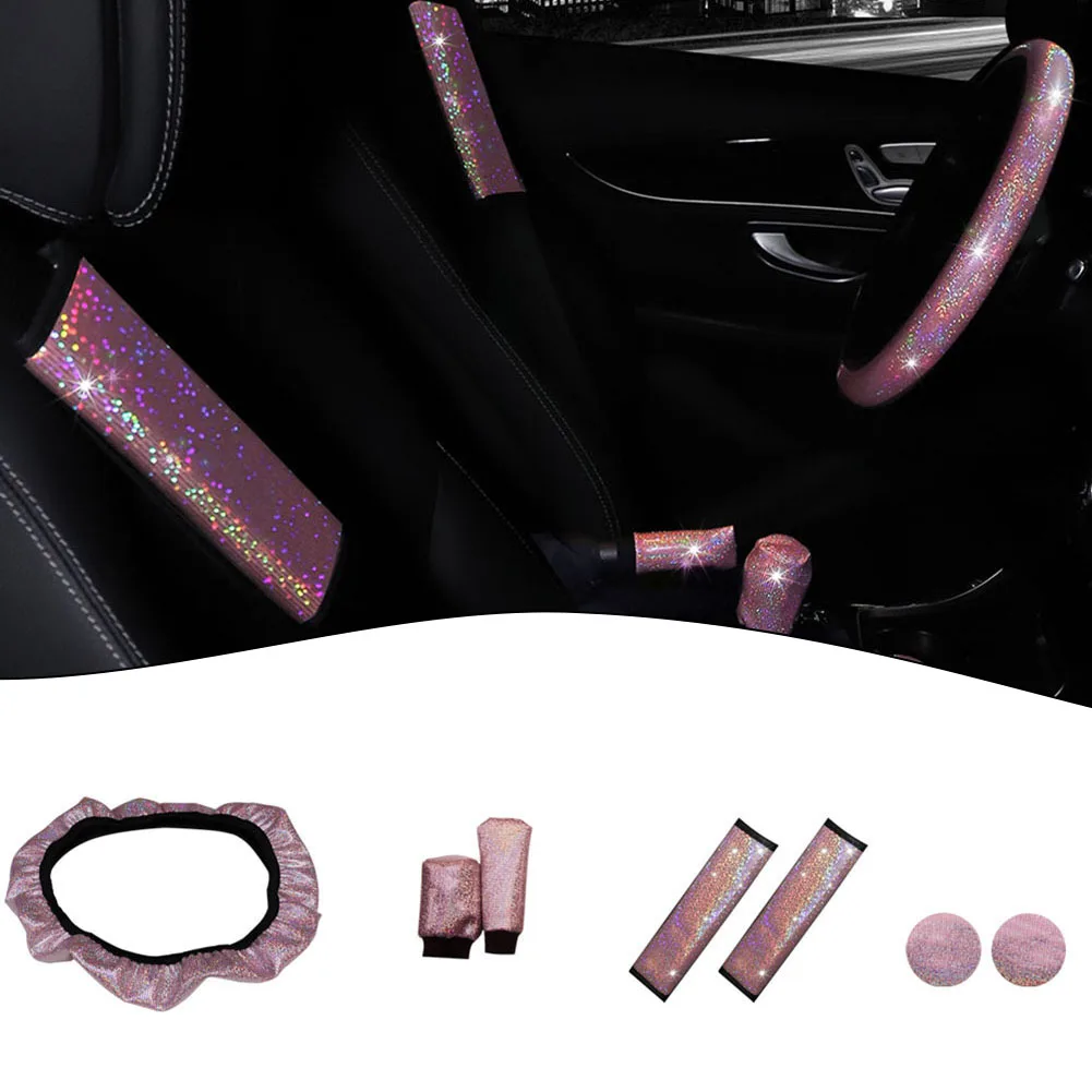 Handbrake Cover Steering Wheel Cover Pink Shoulder Pads Universal 37-38cm Easy To Store Four Seasons Universal
Handbrake Cover Steering Wheel Cover Pink Shoulder Pads Universal 37-38cm Easy To Store Four Seasons Universal