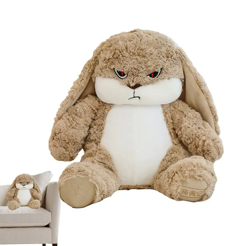 

Кукла-кролик, плюшевое животное, Реалистичная деталь, яркий милый супер мягкий декоративный кролик, плюшевый Рождественский подарок на день рождения для