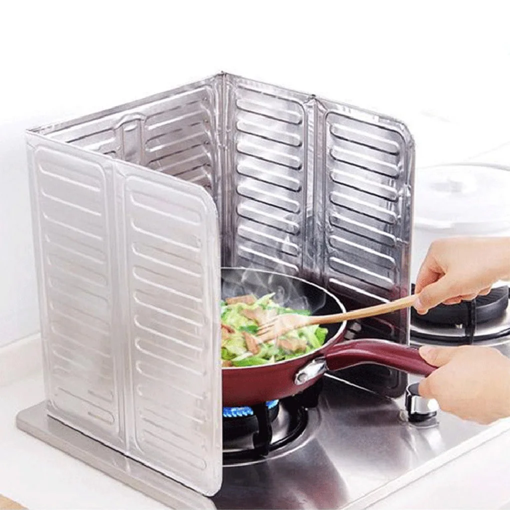 Aluminum Alloy Greaseproof Panel Foldable Stove Insulation Splashback Wall Protection Screen Kitchen Novelty Accessories
Aluminum Alloy Greaseproof Panel Foldable Stove Insulation Splashback Wall Protection Screen Kitchen Novelty Accessories