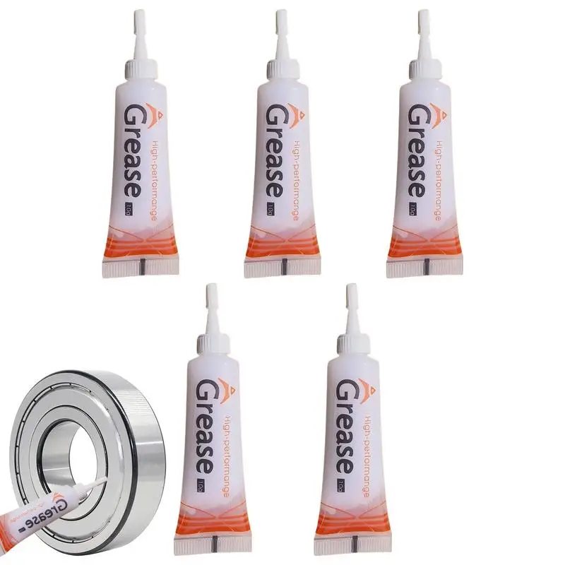

Wheel Bearing Grease Lubricating Oil Door Hinge Lubricant Low/High Temperature Bicycle Grease Multi Purpose Grease 5 Pcs For