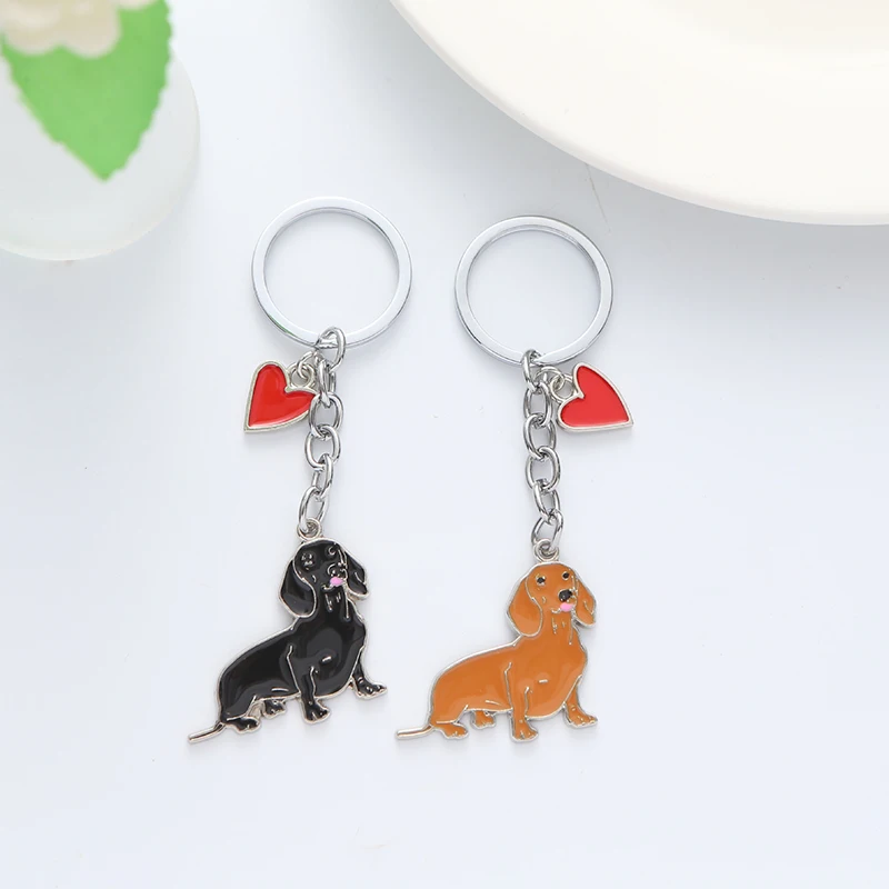 Kawaii Cute Dachshund Keychain Creative Cartoon Metal Dog Pendant Keyring Bag Decoration For Couple Gifts
Kawaii Cute Dachshund Keychain Creative Cartoon Metal Dog Pendant Keyring Bag Decoration For Couple Gifts