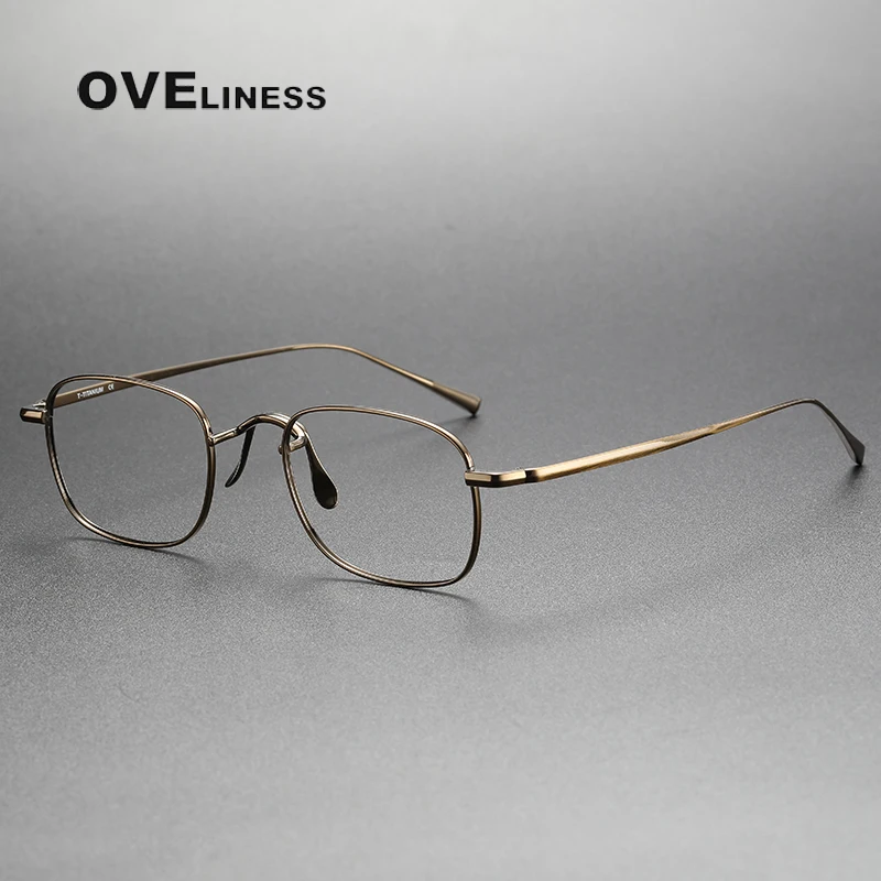 Vintage Square Titanium Glasses Frame for Men Prescription Optical Myopia Eyeglasses Frame Male Women Retro Luxury Brand Eyewear
Vintage Square Titanium Glasses Frame for Men Prescription Optical Myopia Eyeglasses Frame Male Women Retro Luxury Brand Eyewear